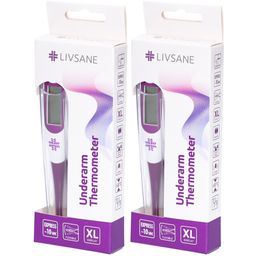LIVSANE® Thermomètre axillaire flexible avec écran XL