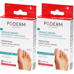Poderm Kappen Gel mit Teebaum beschädigte Nägel Pilze/Traumata - Größe M