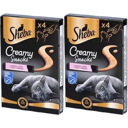 Sheba Creamy Snacks – Friandises au Saumon pour Chat