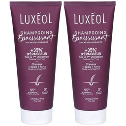 LUXÉOL Shampooing Épaississant Cheveux Fins +35 % d’Épaisseur