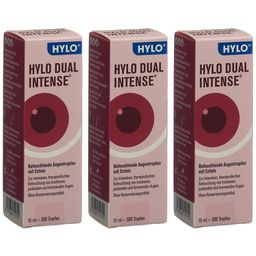 HYLO DUAL INTENSE Collyre Ectoïne Sécheresse Oculaire Sévère