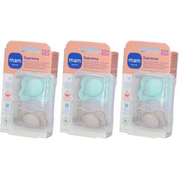 Mam Sucettes Supreme Silicone 0–6 mois
