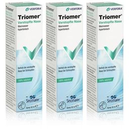 Triomer Nasenspray mit hypertonischem Meerwasser bei verstopfter Nase - Jetzt 10% sparen* mit dem Code "TRM10"
