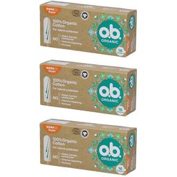 O.B® Bio-Tampons aus Bio-Baumwolle - Super
