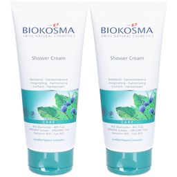 Biokosma Shower Cream – Vitalisierende Duschcreme mit BIO-Wacholder & BIO-Tulsi
