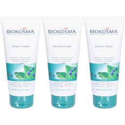 Biokosma Shower Cream - Crème de douche revitalisante au genévrier & tulsi BIO