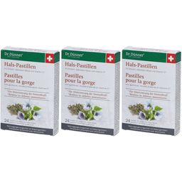 Dr. Dünner Pastilles pour la gorge à la guimauve, à la mousse & à la vitamine C