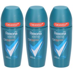 Rexona® Men Antitranspirant Déo Roll-on Nonstop Protection 72 H Cobalt Dry