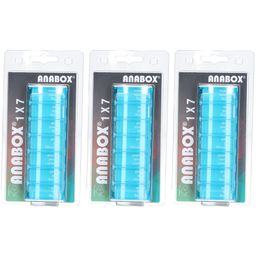 ANABOX Medikamentenspender 1x7 Türkis