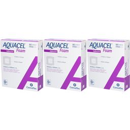 AQUACEL Foam adhäsiv 12,5 cm x 12,5 cm Verband