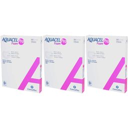 AQUACEL FOAM Pro Grand Sacrum - Silikonisierter, selbstklebender Hydrozellularverband 24 x 21,5 cm