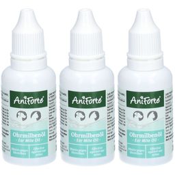 ANIFORTE® Huile anti-acariens de l'oreille - Chiens et Chats