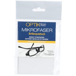 OPTIKclean Chiffon de nettoyage pour lunettes en microfibres