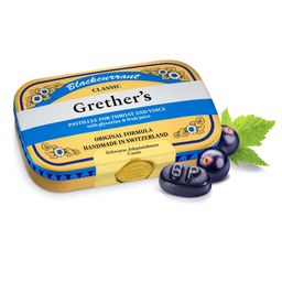 Grether’s Pastilles Blackcurrant Pastilles sucrées Cassis
