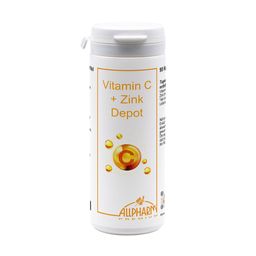 Allpharm® Premium Vitamin C plus Zink Depot Kapseln