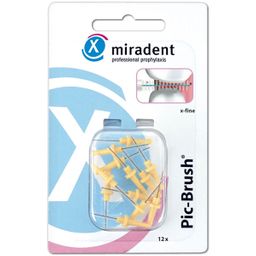 miradent Pic-Brush® Brosses interdentaires de rechange jaunes x-fine 1,8 mm