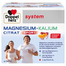 Doppelherz system MAGNESIUM + KALIUM CITRAT SPORT