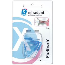 miradent Pic-Brush® Brosses interdentaires de rechange bleu large 3,0 mm