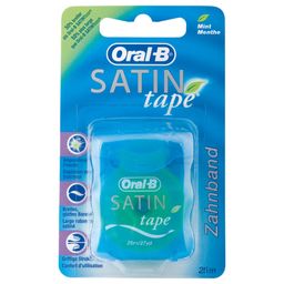 Oral-B® Fil dentaire SATINtape 25 m bleu Carte blister