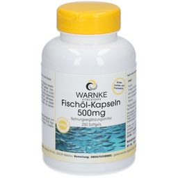 Warnke Huile de poisson 500mg Gélules