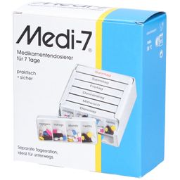 Medi-7 Doseur de médicaments blanc
