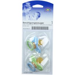 BABY-FRANK® Tétines latex 0-6 mois bleu/vert