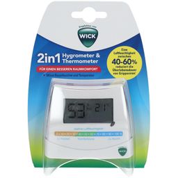 WICK 2-in-1 Hygromètre et thermomètre