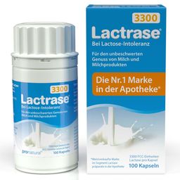Lactrase® 3,300 - Laktase Kapseln bei Laktoseintoleranz