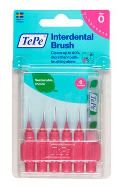 TePe Interdentalbürsten 0,4 - 0,6 mm pink