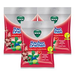 WICK Gomme pour la gorge dragon cerise