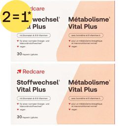 Redcare Métabolisme Vital Plus | 2=1*