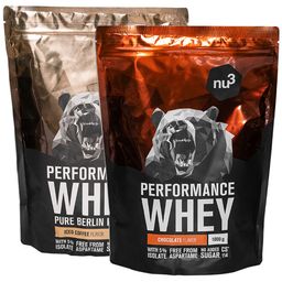 nu3 Performance Whey Proteinpulver Iced Coffee + Schokolade