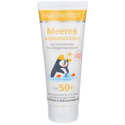 PAEDIPROTECT Meeressonnencreme LSF 50+ – Sonnencreme Kinder wasserfest, Anti-Sand, vegan