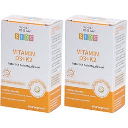 WHITE OMEGA® Kids capsules de vitamine D3+K2