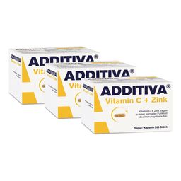 ADDITIVA® Vitamin C + Zink Depot 300 mg Kapseln