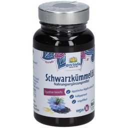 Govinda Gélules d'huile de cumin noir - Huile égyptienne de Nigella Sativa