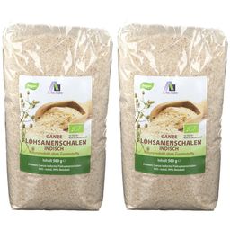 Avitale Ganze Flohsamenschalen aus Indien in Bio-Qualität