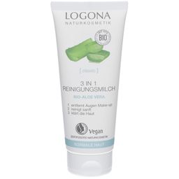 LOGONA Cosmétiques naturels  Lait démaquillant 3 en 1