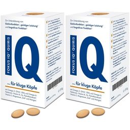 FOKUS IQ QUIRIS zur Unterstützung geistiger Leistungsfähigkeit mit Omega-3 und 6 und Vitamin-Mineralstoff Komplex