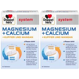 Doppelherz® system MAGNESIUM + CALCIUM + KUPFER UND MANGAN