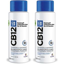 CB12 Mundspülung: Mundwasser mit Zinkacetat & Chlorhexidin gegen schlechten Atem & Mundgeruch