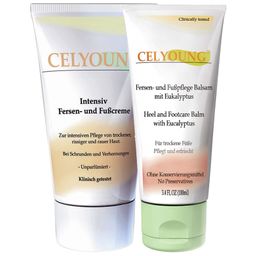 CELYOUNG® Crème intensive pour talons et pieds + Baume à l´eucalyptus