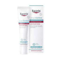 Eucerin® AtopiControl Akutpflege Creme reduziert Juckreiz und lindert Rötungen bei akuten Neurodermitisschüben.