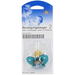 Tétine Baby-Frank® en forme de cerise, grande, gr.disque pétrole