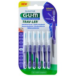 GUM® Trav-Ler® Brossettes interdentaires 1,2 mm violet