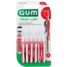 Bougie rouge GUM® Trav-Ler® 0,8 mm avec capuchon