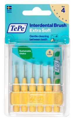 TePe Brosses interdentaires extra doux 0,7 - 1,3 mm jaune
