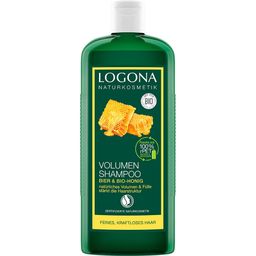 LOGONA Naturkosmetik Volume shampoing bière et miel bio