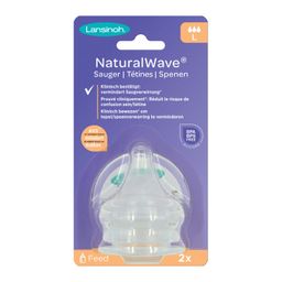 Lansinoh Natural Wave Silikonsauger L