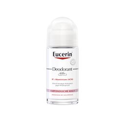 Eucerin Deodorant Roll-on Peaux sensibles 24h 0% Aluminium